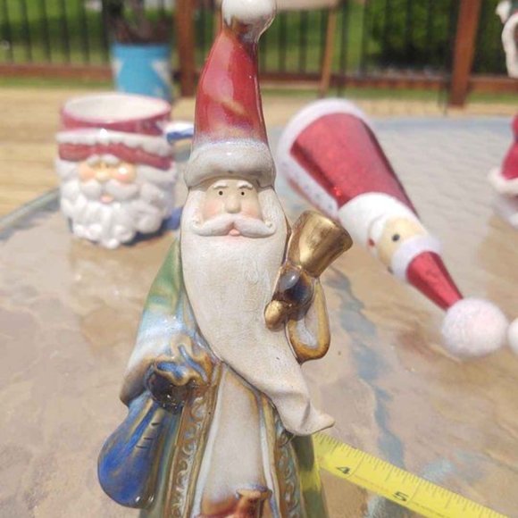 Decorative Porcelain Santa Bell - Picture 6 of 6